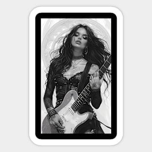 Rhapsody In Black A Portrait Of Melancholic Music Sticker